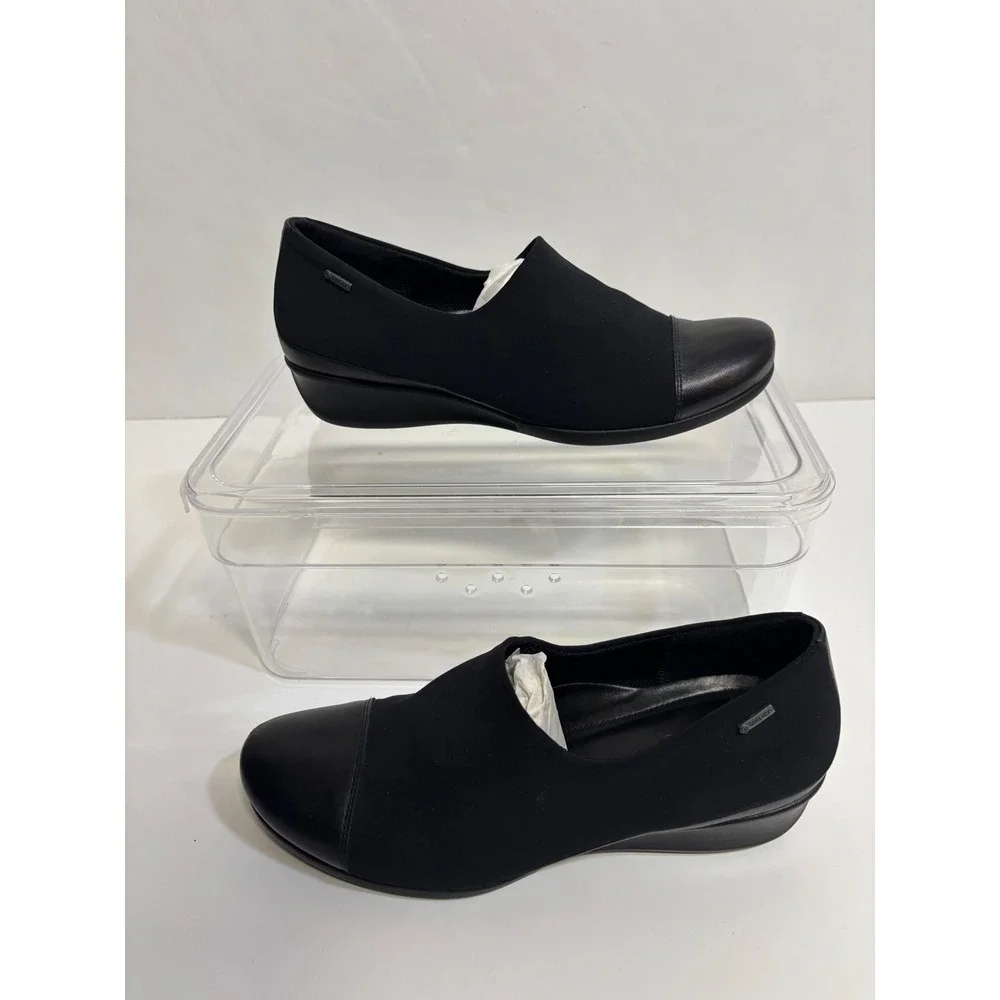 Women's‎ ECCO Abelone Black Slip On Wedge
